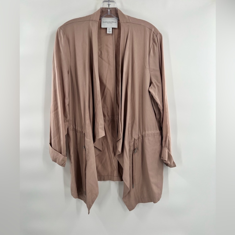 Carolina Belle brown light jacket blazer size L